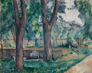 Brushstrokes: Pool at the Jas de Bouffan, by Paul Cezanne