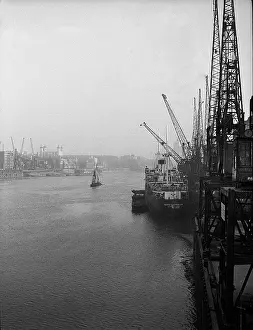 The John Turner Photographic Collection: The Pool of London with cranes