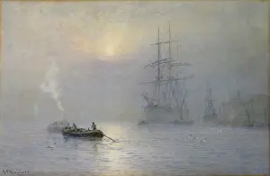Stanfield: Pool of London, Dusk