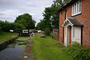 Montgomeryshire: Pool Quay Lock and Bridge, Montgomery Canal