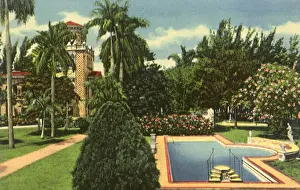 Ringling: Pool on Ringling Estate. Sarasota