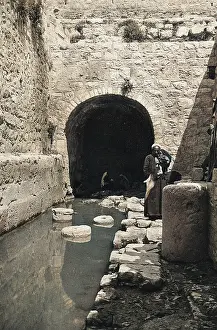 Aqueduct: Pool of Siloam, City of David, Jerusalem