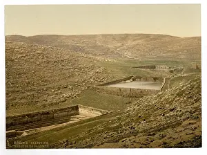 Nein: The pools of Solomon, Bethlehem, Holy Land, (i.e. Nein, Isr