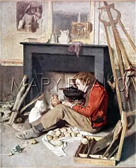 Frugal: POOR ARTIST IN STUDIO