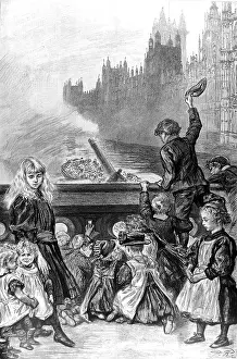Renouard: Poor children on Westminster Bridge