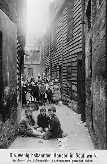 Neighbourhood: Poor district in London, 1925