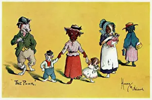 Neilson: The Poor -- dogs in shabby clothes