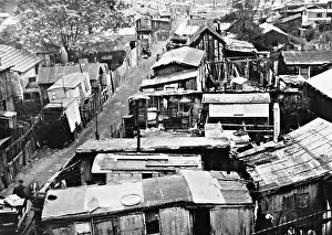Slums: Poor housing in Paris, 1940