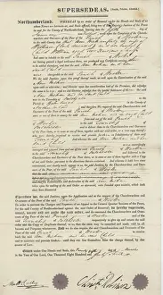 1843: Poor Law Revocation of Removal Order, Northumberland