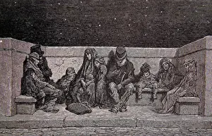 Jerrold: The poor sleeping on the Embankment, London
