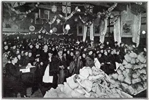 Spitalfields: Poor in Spitalfields - During Christmas 1907