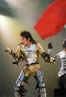 Performs: Pop singer Michael Jackson, 1997