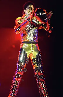 Dinamo: Pop singer Michael Jackson performs at Dinamo Stadium, 1996