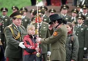 Afanasyev: Pop singer Michael Jackson visits Moscow, 1996