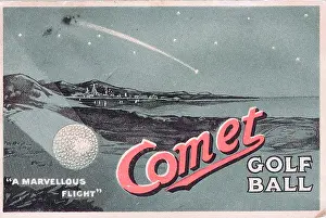 Pop Up: Pop-up card - Comet Golf Ball
