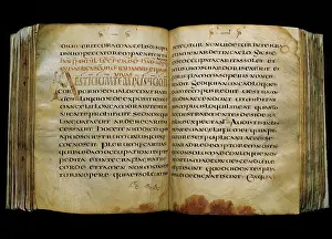 Christianism: Pope Gregory I (540-604). Manuscript on parchment. Text Greg