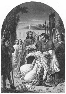 Childbirth: Pope Joan gives birth