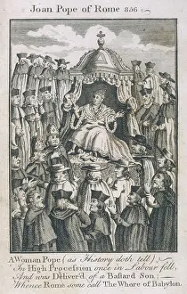 Fabrication: Pope Joan gives birth during a procession