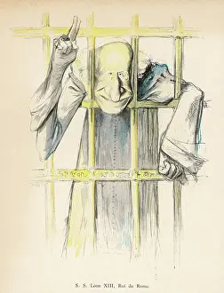 Portrayal: Pope Leo XIII Cartoon