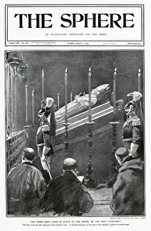 Gioacchino: Pope Leo XIII lying in state 1903