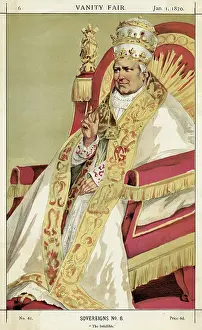 Mastai: Pope Pius IX - Vanity Fair portrait