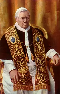 Enthroned: Pope Pius X