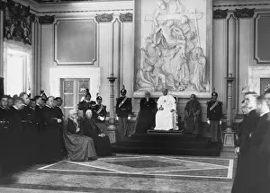 Personalit: Pope Pius XI. during an audience