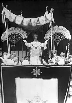 Enthronement: Pope Pius XII