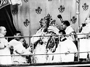 Enthronement: Pope Pius XII
