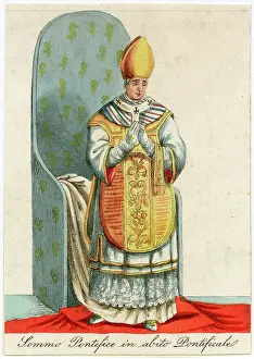 Pontifical: Pope in Pontifical Dress