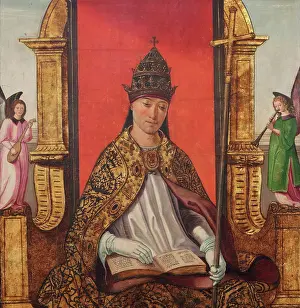 Colegiata: Pope St Gregory, Altarpiece of the high altar