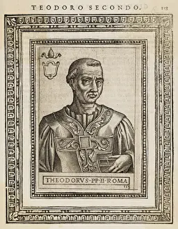 Violently: POPE THEODORUS II