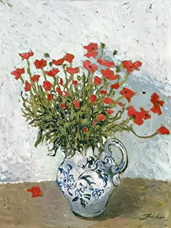 Blaker: Poppies in a Water Jug