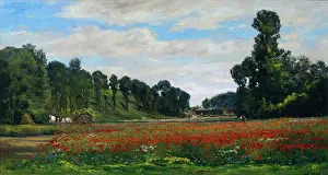 Hippolyte: A Poppy Field, Giverny