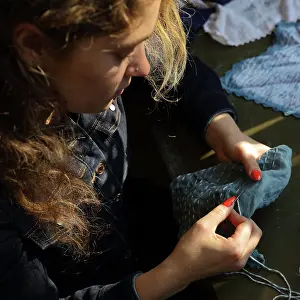 Workspace: Poppy Fuller Abbot studio, Cockpit Arts, London, UK