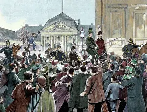 Bismarck: Popular ovation to the Prince Bismarck on having stayed away
