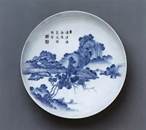 Ching: Porcelain Dish, Ch'ing Dynasty