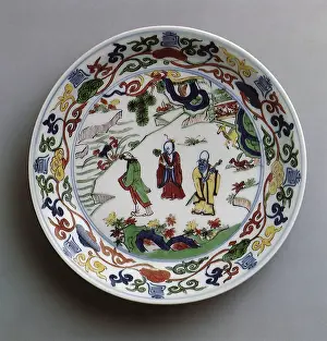 Ming: Porcelain Dish, Ming Dynasty