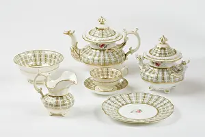 Teaset: Porcelain tea service