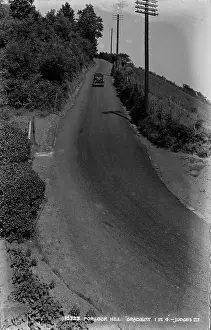 Elevation: Porlock Hill Gradient