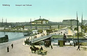 Cobblestones: Port and Customs House, Gothenburg (Goteborg), Sweden