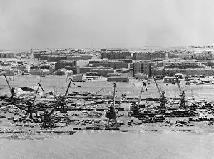 Dudinka: Port of Dudinka, 1982