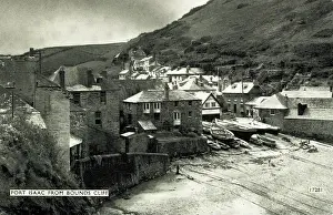 Isaac: Port Isaac from Bounds Cliff, North Cornwall