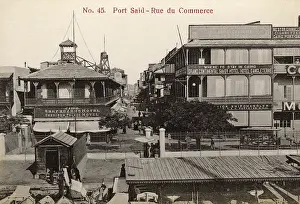 Hoardings: Port Said - Rue de Commerce - Egypt