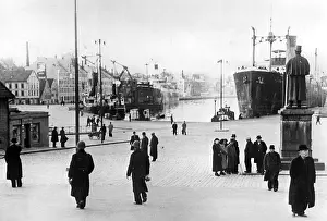 Ashore: Port of Stavanger, 1940