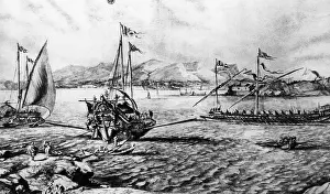 Rudder: Port of Toulon, about 1650