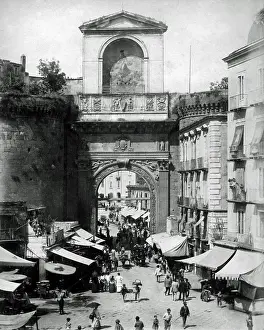 Sunshades: Porta Capuana, Naples, Italy