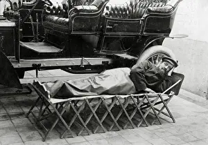 Proof: Portable bed for drivers, 1906