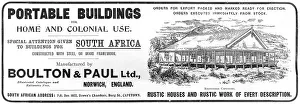 Prefab: Portable Buildings advertisement, 1902