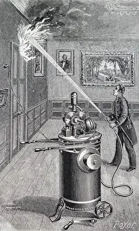 Portable: Portable electrically powered fire extinguishers